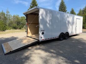 2027 Haulmark 8.5×26 Heavy Duty Cargo Trailer | 6k Tandem Torsion Axle | 90″ Tall | 5k Rear Stab. Jacks