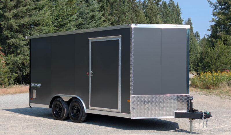 
								2027 Haulmark Grizzly 8.5×16 ATV Trailer | Side Ramp Door | 90″ H | RV Windows full									