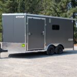 2027 Haulmark Grizzly 8.5×16 ATV Trailer | Side Ramp Door | 90″ H | RV Windows