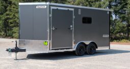 2027 Haulmark Grizzly 8.5×16 ATV Trailer | Side Ramp Door | 90″ H | RV Windows