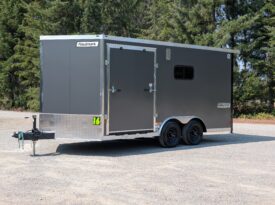 2027 Haulmark Grizzly 8.5×16 ATV Trailer | Side Ramp Door | 90″ H | RV Windows
