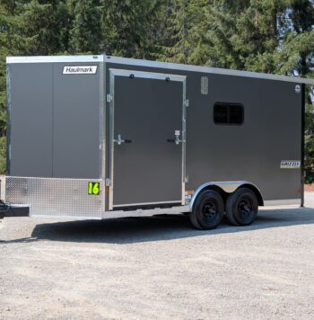 2027 Haulmark Grizzly 8.5×16 ATV Trailer | Side Ramp Door | 90″ H | RV Windows