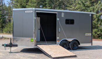 
										2027 Haulmark Grizzly 8.5×16 ATV Trailer | Side Ramp Door | 90″ H | RV Windows full									