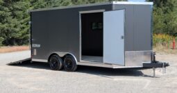 2027 Haulmark Grizzly 8.5×16 ATV Trailer | Side Ramp Door | 90″ H | RV Windows