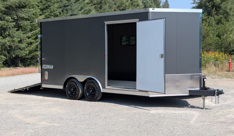 2027 Haulmark Grizzly 8.5×16 ATV Trailer | Side Ramp Door | 90″ H | RV Windows