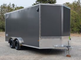 2027 Alcom NXT 7.5×16 Utility Trailer | All Aluminum | Reinforced Floor/Roof | 7’6″ Tall