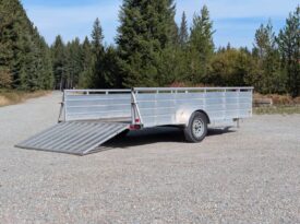 2019 Aluminum Eagle 7×14 utility open atv sxs cargo trailer