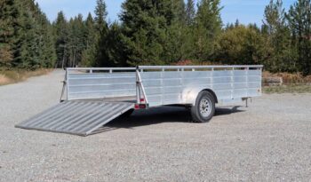 
										2019 Aluminum Eagle 7×14 utility open atv sxs cargo trailer full									