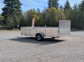2019 Aluminum Eagle 7×14 utility open atv sxs cargo trailer