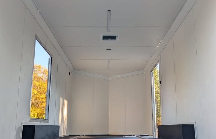 
								Loaded Haulmark Enclosed 8.5×20 Car Trailer For Sale | Upgraded Interior | E-Tracks full									