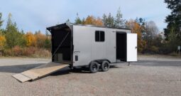 2027 Haulmark 8.5×16 Hunting Trailer | Insulated | Lifted Axles | Wall E-Tracks | Battery