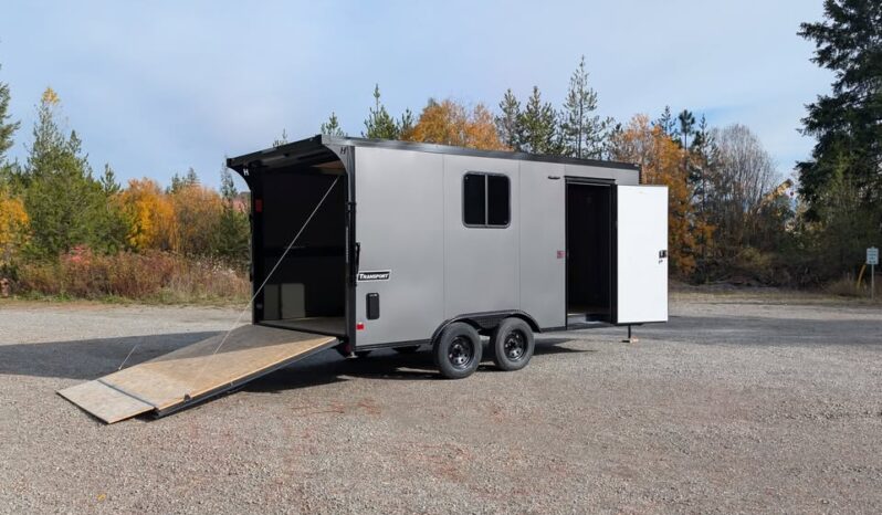 2027 Haulmark 8.5×16 Hunting Trailer | Insulated | Lifted Axles | Wall E-Tracks | Battery
